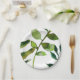 Grüne botanische Pflanze Glam Blätter Hochzeit Pappteller (Wedding)