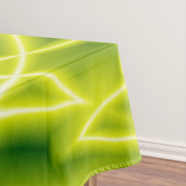 Grüne Boxen Tischdecke (Beispiel)
