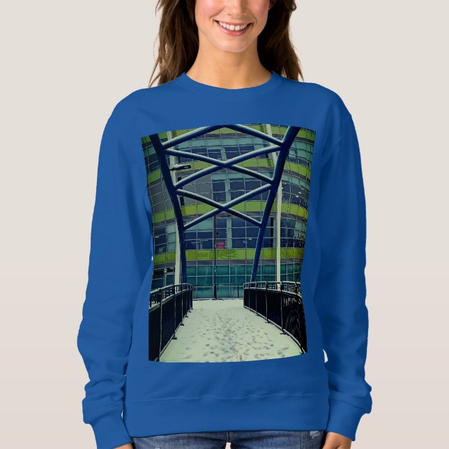 Grüne Brücke Sweatshirt (Vorderseite)