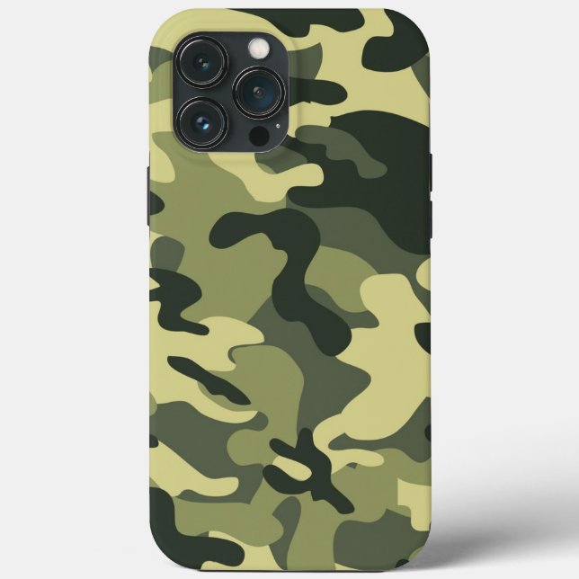 Grüne Camouflage Case-Mate iPhone Hülle (Rückseite)