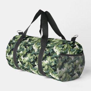 Grüne Camouflage Duffle Bag