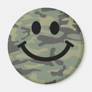 Grüne Camouflage Magnet