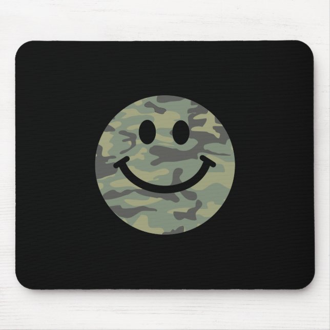Grüne Camouflage Mousepad (Vorne)