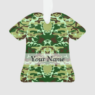 Grüne Camouflage Ornament