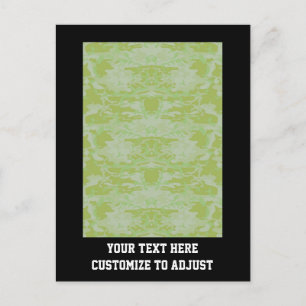 Grüne Camouflage Postkarte