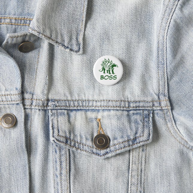 Grüne Camouflage Stegosaurus Spiked Dinosaurier Button (Beispiel)