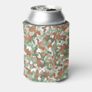 Grüne Camouflage tarnt Design in Erdtönen Dosenkühler