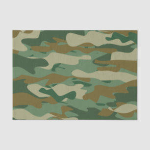 Grüne Camouflage Tarnung Weihnachtsgeschenk Seidenpapier