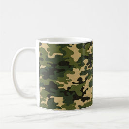 Grüne Camouflage Tasse