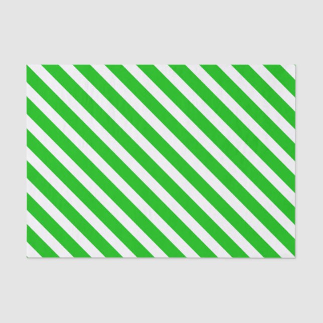 Grüne Candy Cane Basics Seidenpapier (Vorderseite)