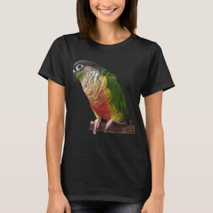 Grüne Cheek Conure Conure Parrot Bird Grüne Wange T-Shirt
