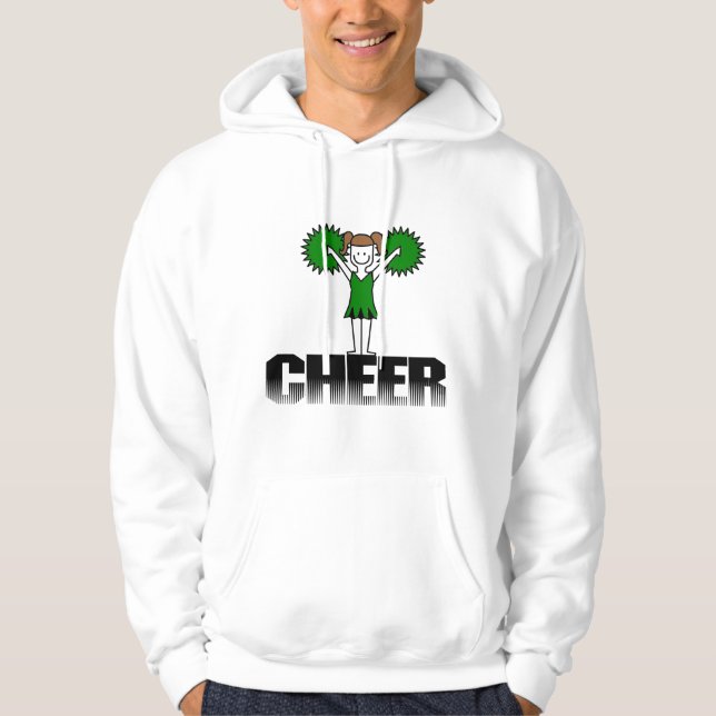 Grüne Cheerleading T - Shirts und Geschenke (Vorderseite)