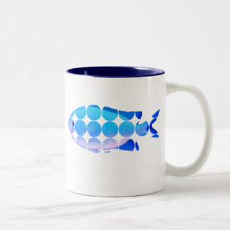 Grüne Chromis große Punkt-Foto-Tasse Zweifarbige Tasse