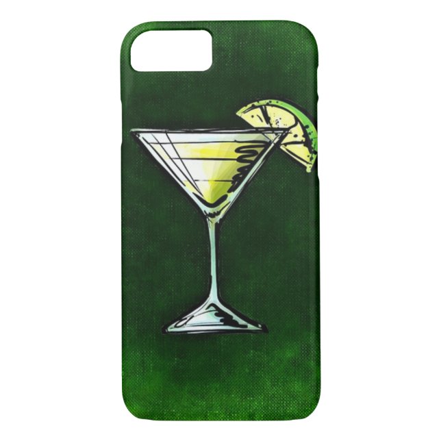 Grüne Cocktailabsinth Case-Mate iPhone Hülle (Rückseite)