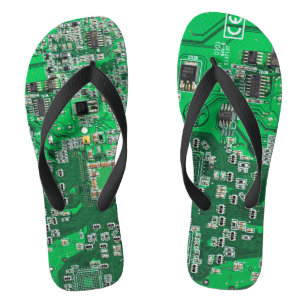 Grüne Computergehäuse Flip Flops
