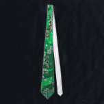 Grüne Computergehäuse Krawatte<br><div class="desc">Suchen Sie Geschenke für Computerfreaks? Dieses hier ist für die Gek in uns allen. PC-Geek-Schaltkarte</div>