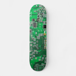 Grüne Computergehäuse Skateboard
