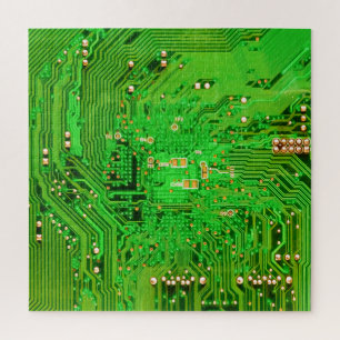 Grüne Computerplatine