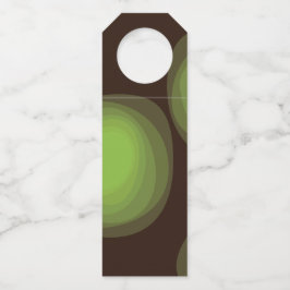 Grüne, coole, einzigartige, trendige, urbane Blume Flaschenanhänger