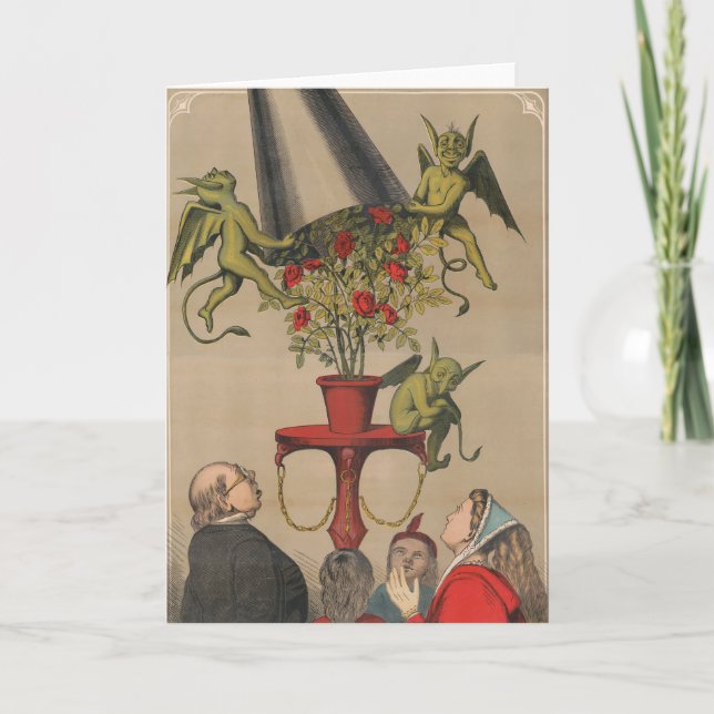 Grüne Dämonen, die die Abdeckung von Bouquet von R Karte (Vorderseite)