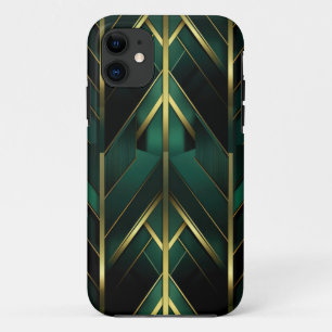 Grüne Dekoration Case-Mate iPhone Hülle
