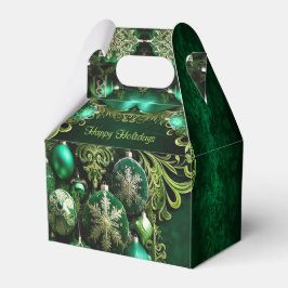 Grüne dekorative Ornamente Geschenkboxen Geschenkschachtel