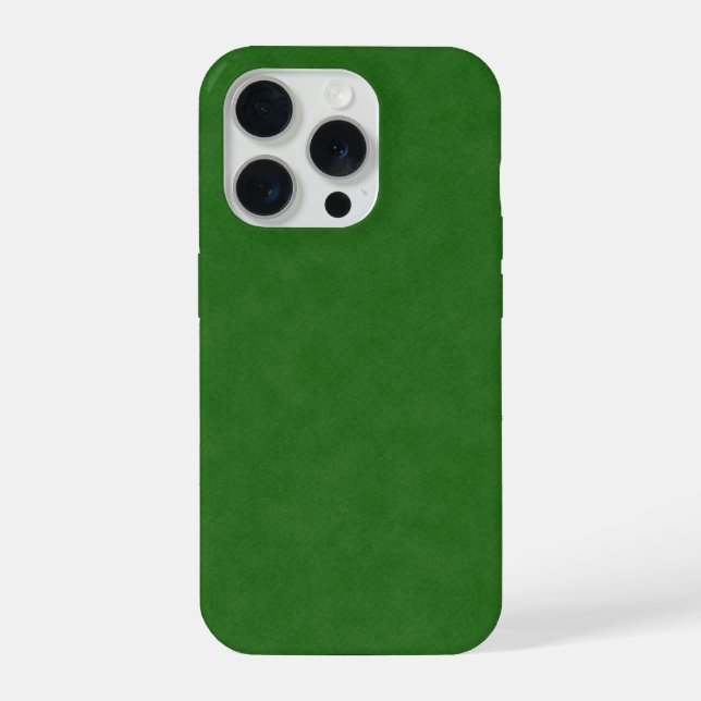 Grüne Denim-Textur,   iPhone 15 Pro Hülle (Rückseite)