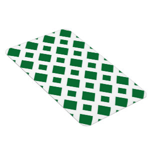 Grüne Diamanten in Weiß Magnet