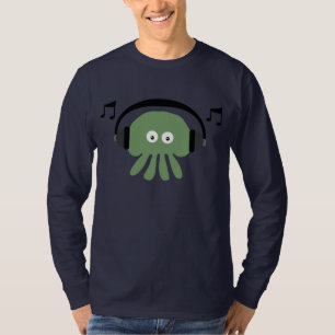 Grüne DJ-Quallen u. musikalische Anmerkungen T-Shirt