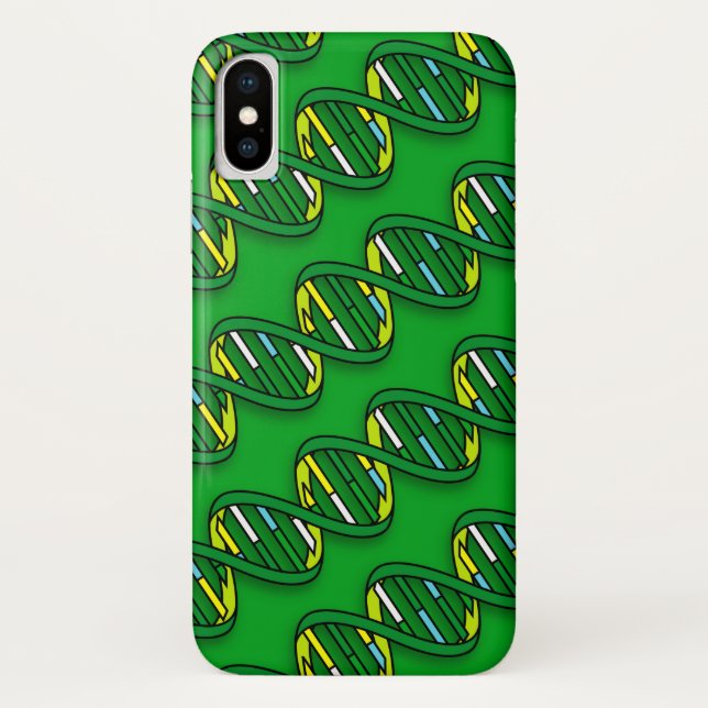 Grüne DNA Case-Mate iPhone Hülle (Rückseite)