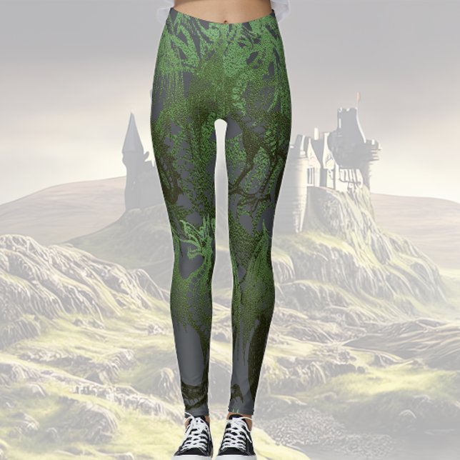 Grüne Drachen Leggings (Von Creator hochgeladen)
