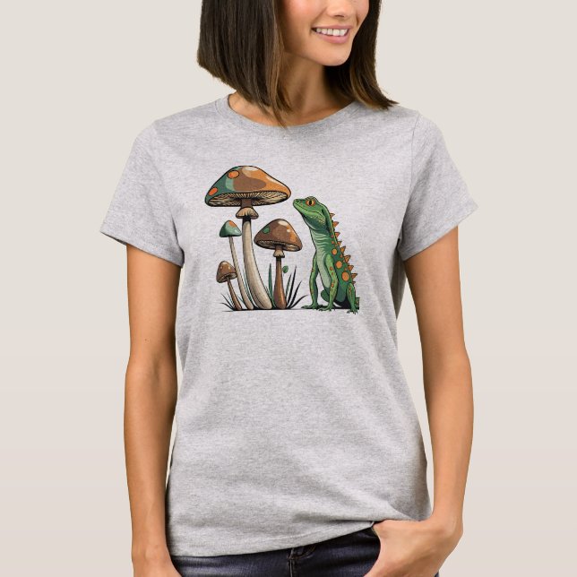 GRÜNE ECHSE T-Shirt (Vorderseite)
