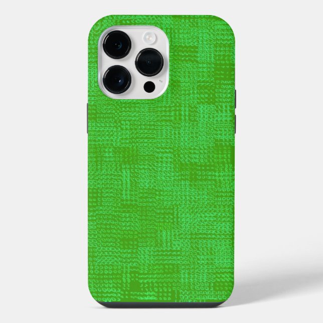Grüne Edelsteine iPhone 14 Pro Max Hülle (Rückseite)