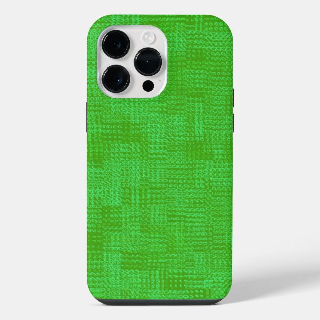 Grüne Edelsteine iPhone 14 Pro Max Hülle (Rückseite)