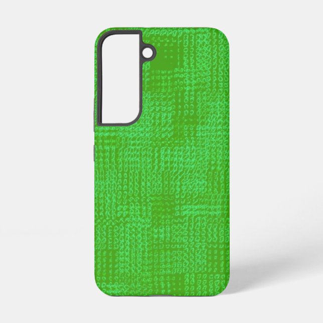 Grüne Edelsteine Samsung Galaxy Hülle (Rückseite)