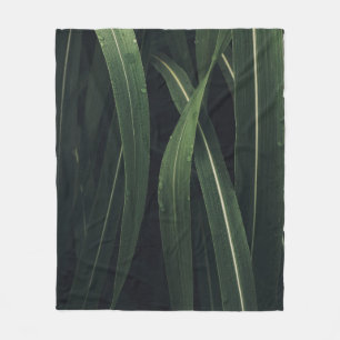 GRÜNE/EFÜHRTE PFLANZE FLEECEDECKE