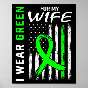 Grüne Ehefrau Nierenerkrankung Zerebralparese Bewu Poster