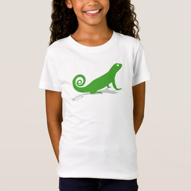 Grüne Eidechse T-Shirt (Vorderseite)