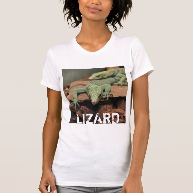 Grüne Eidechsen T-Shirt (Vorderseite)
