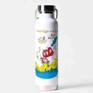 Grüne Eier mit Schinken   Ich mag sie nirgendwo Trinkflasche