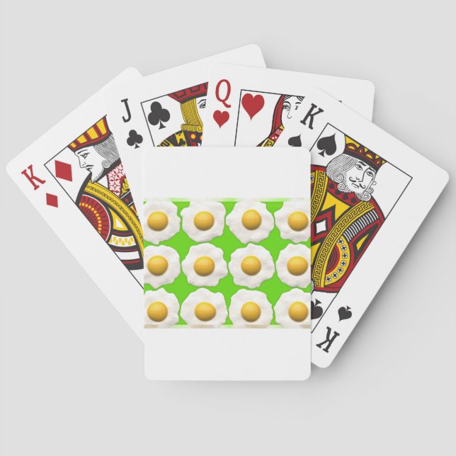 Grüne Eier Spielkarten (Rückseite)