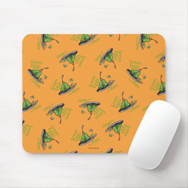 Grüne Eier und Schinken Muster Mousepad (Mit Mouse)