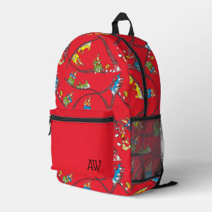 Grüne Eier und Schinken   Zugmuster Bedruckter Rucksack