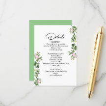 Grüne Elegante und schöne Blumenhochzeit