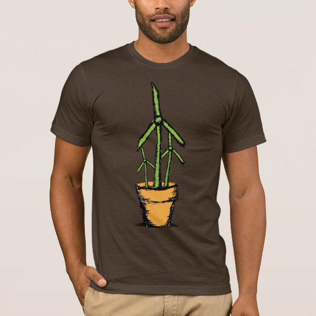 Grüne Energie T-Shirt (Vorderseite)