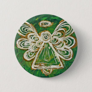 Grüne Engelknöpfe oder Buttone Button