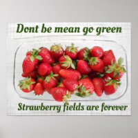 Grüne Erdbeerfrüchte
