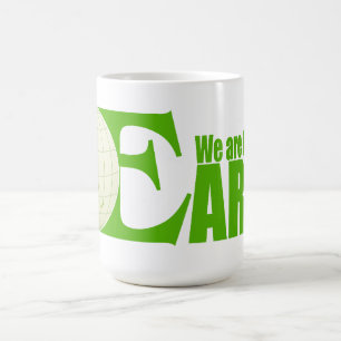 Grüne Erde Kaffeetasse