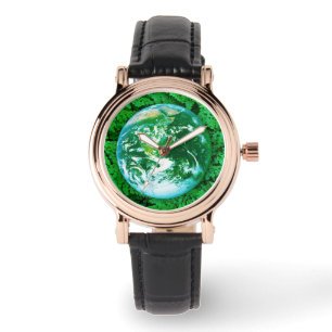 Grüne Erde - Umweltbewusstsein Armbanduhr