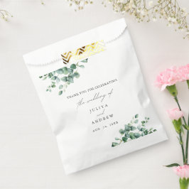 Grüne Eukalyptus-Hochzeit Geschenktütchen